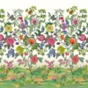 brown botanical wallpaper from designers guild