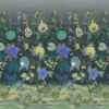 blue botanical wallpaper from designers guild