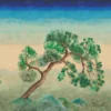 green botanical wallpaper from designers guild