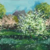 green botanical wallpaper from designers guild