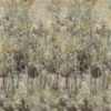 brown botanical wallpaper from designers guild