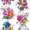 pink botanical wallpaper from designers guild