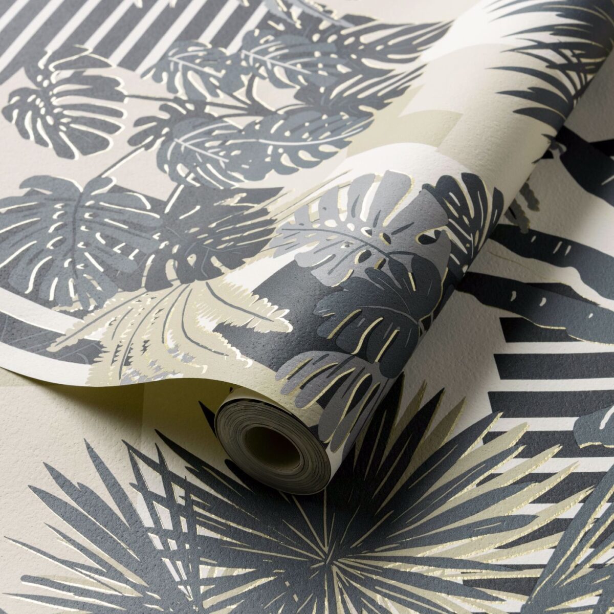 Malindi Wallpaper - Charcoal by Malindi Wallpaper - Charcoal from