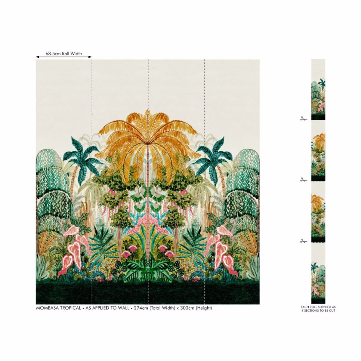 Mombasa Wallpaper - Tropical by Mombasa Wallpaper - Tropical from