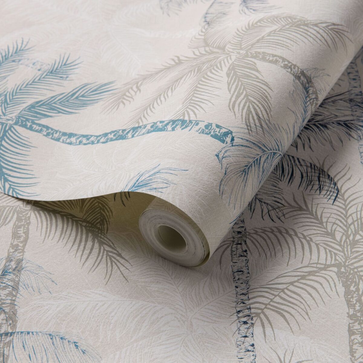 Palmyra Wallpaper - Denim by Palmyra Wallpaper - Denim from
