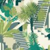 multicolour botanical wallpaper from clarke & clarke