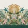 multicolour botanical wallpaper from clarke & clarke