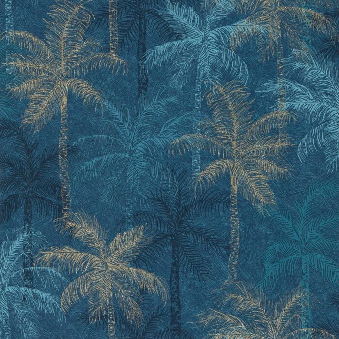 Palmyra Wallpaper - Midnight fabric swatch W0189/02