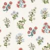 red botanical wallpaper from clarke & clarke
