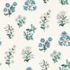 blue botanical wallpaper from clarke & clarke