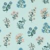 blue botanical wallpaper from clarke & clarke