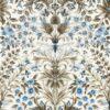 brown botanical wallpaper from clarke & clarke