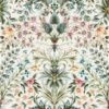 multicolour botanical wallpaper from clarke & clarke