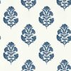 blue botanical wallpaper from clarke & clarke