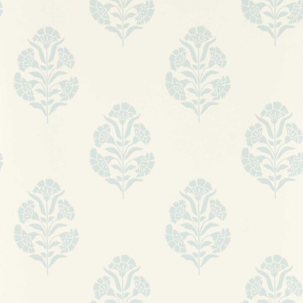 neutral botanical wallpaper from clarke & clarke