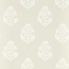 neutral botanical wallpaper from clarke & clarke