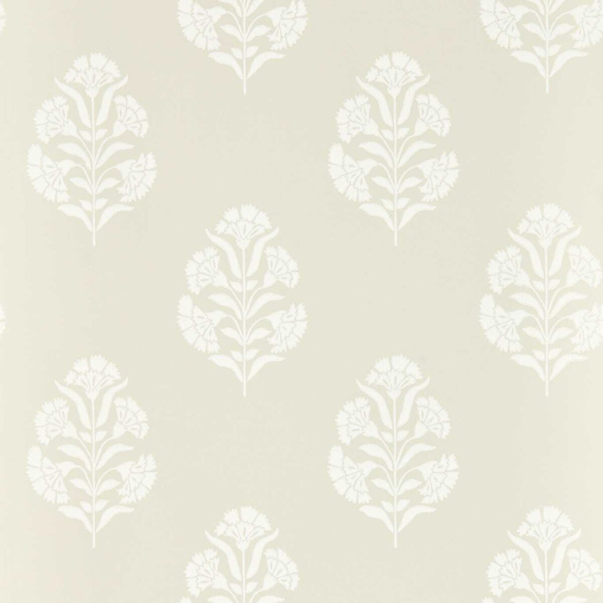 neutral botanical wallpaper from clarke & clarke