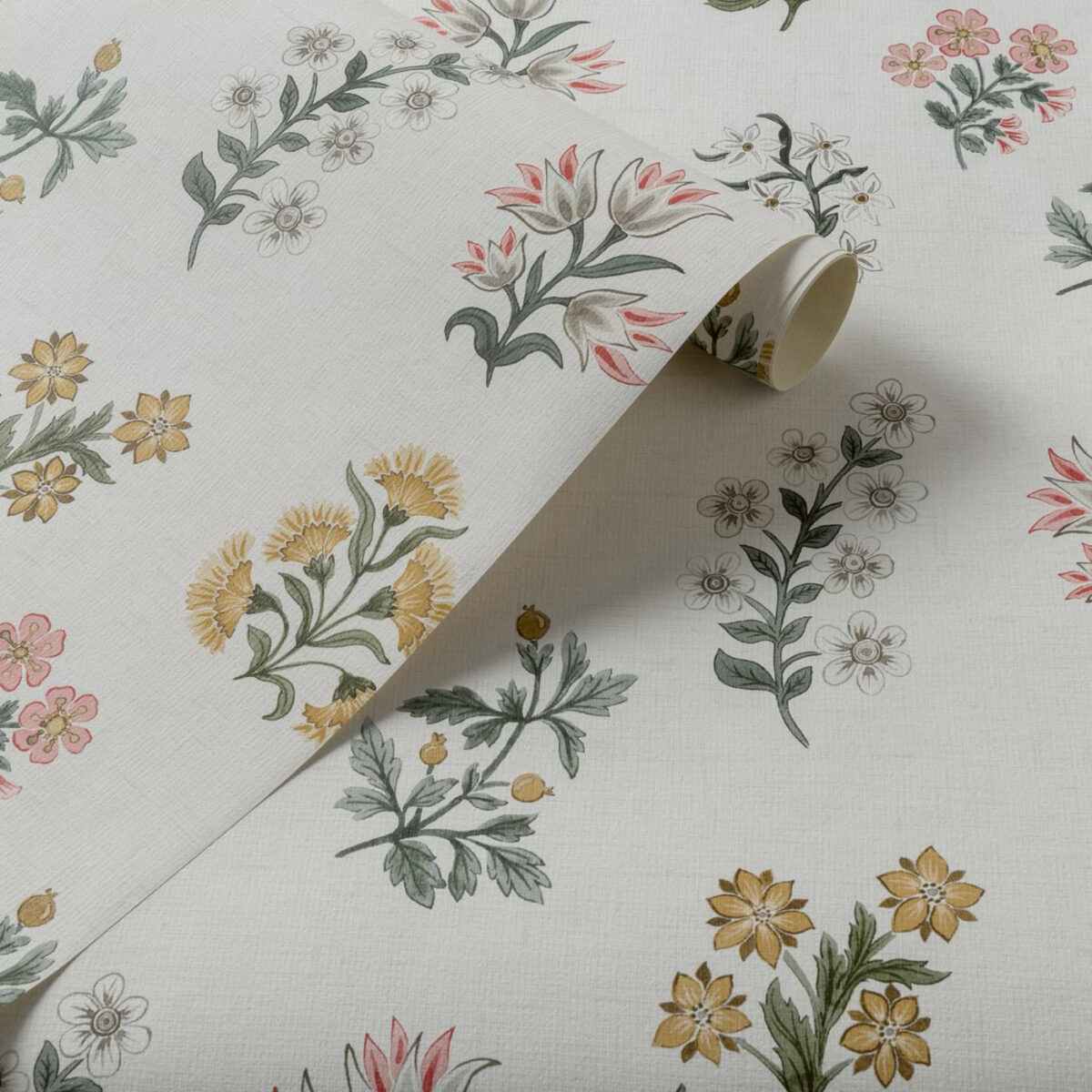Leiden Wallpaper - Blush / Ochre by Leiden Wallpaper - Blush / Ochre from