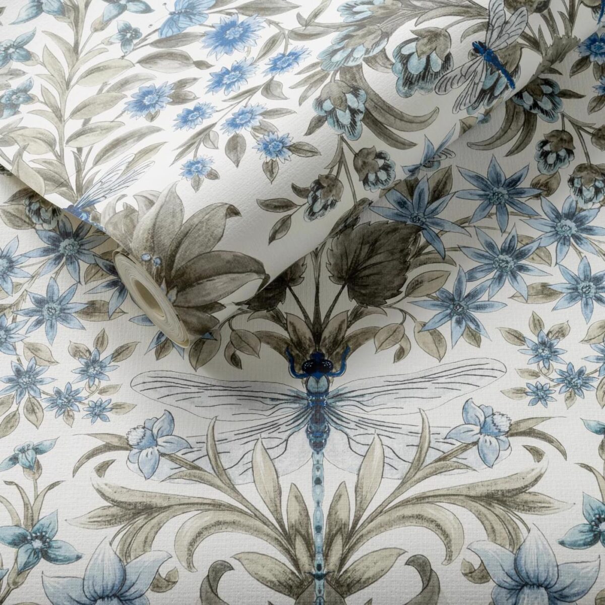 Mirabell Wallpaper - Denim by Mirabell Wallpaper - Denim from