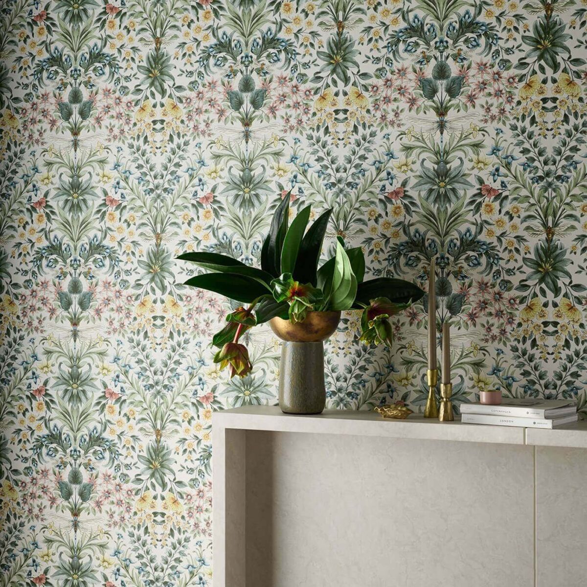 Mirabell Wallpaper - Denim by Mirabell Wallpaper - Denim from