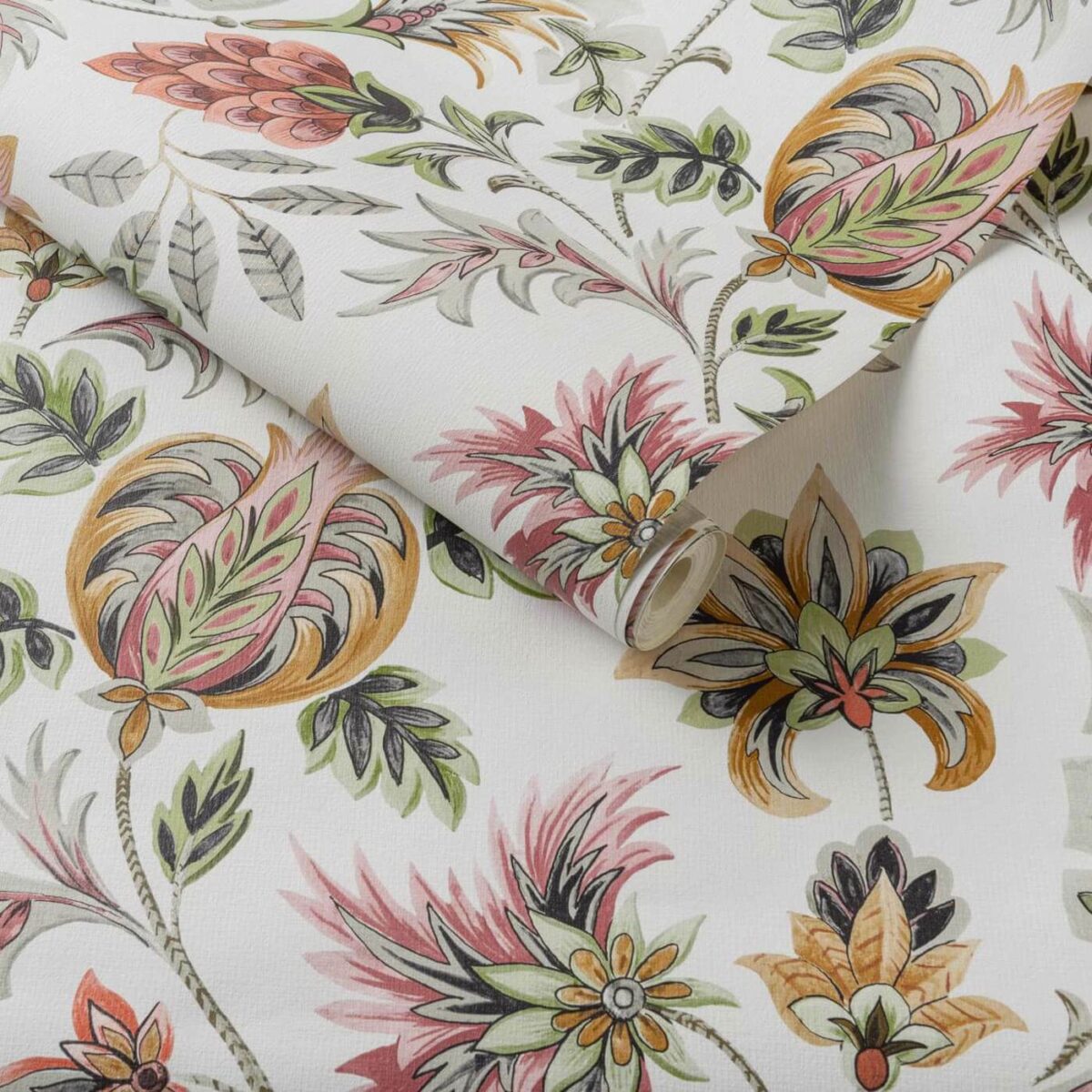 Sizergh Wallpaper - Blush / Sage from
