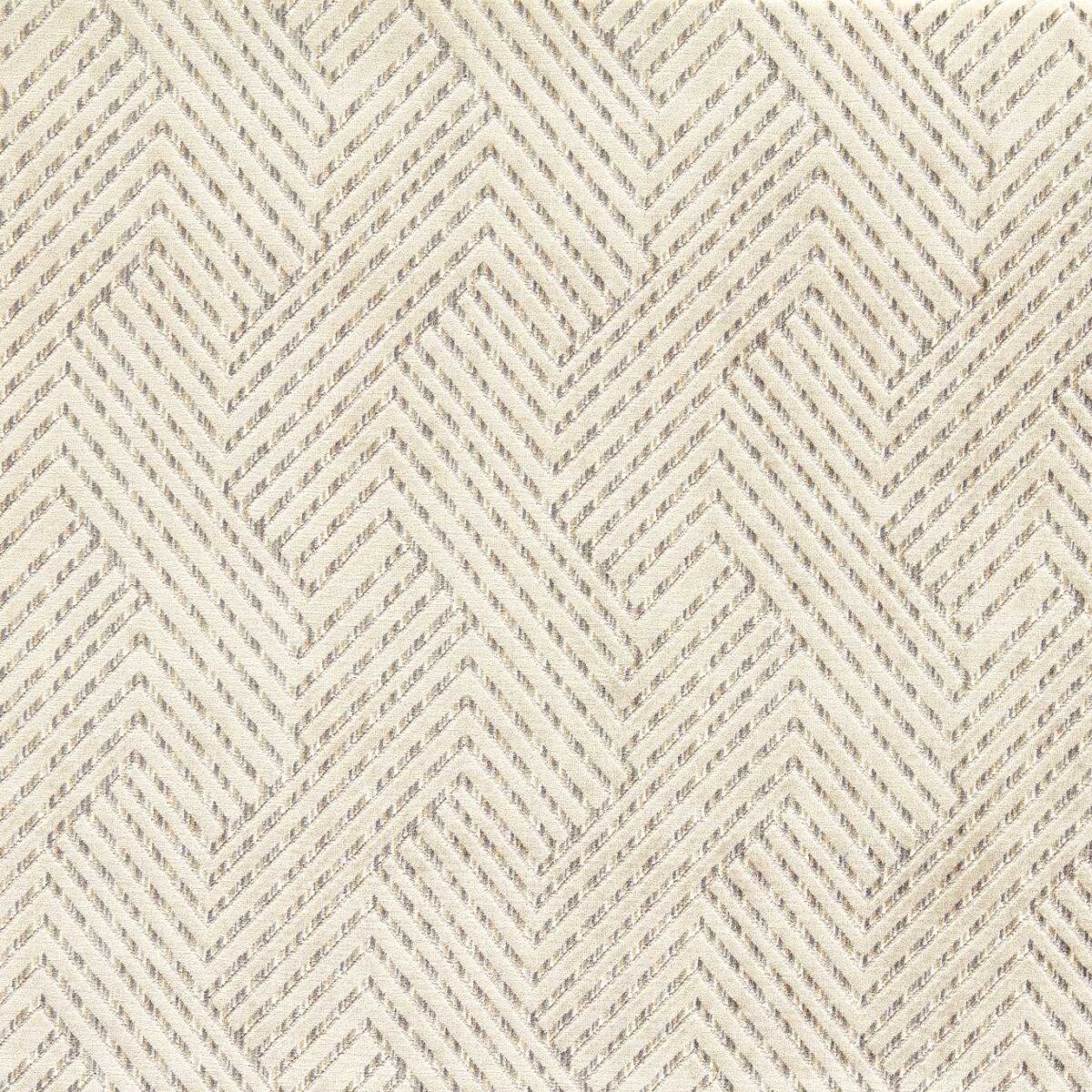 Grassetto Fabric - Ivory by neutral contemporary velvet-chenille fabric from Clarke & Clarke
