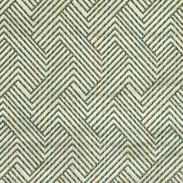 Grassetto Fabric - Peacock swatch