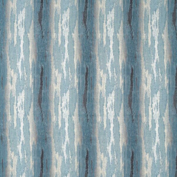 blue contemporary cotton fabric from Clarke & Clarke