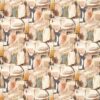 neutral contemporary printed fabric from Clarke & Clarke