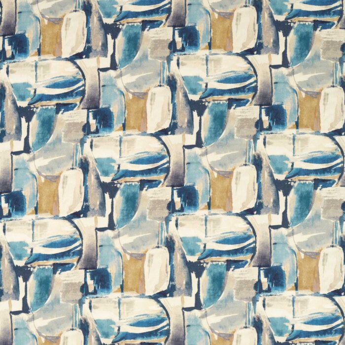 Figura Fabric - Denim / Linen swatch