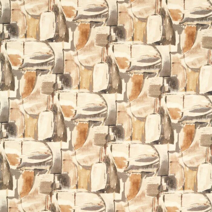 Figura Fabric - Linen / Charcoal swatch