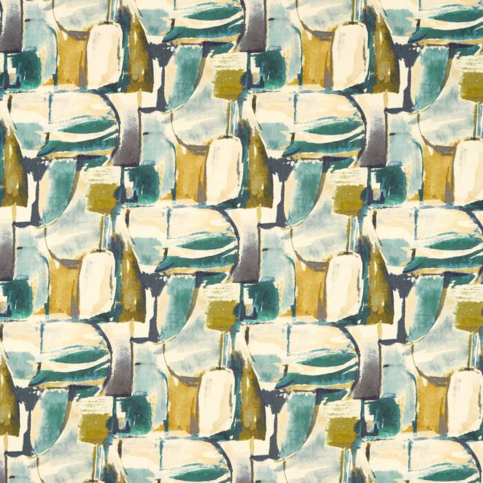 Figura Fabric - Teal / Mineral swatch