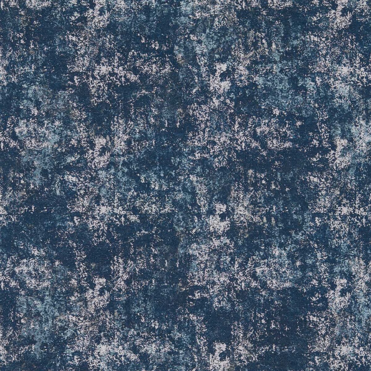 Pittura Fabric - Midnight by blue contemporary cotton fabric from Clarke & Clarke