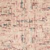 pink geometric cotton fabric from Clarke & Clarke