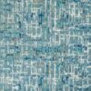 blue geometric cotton fabric from Clarke & Clarke