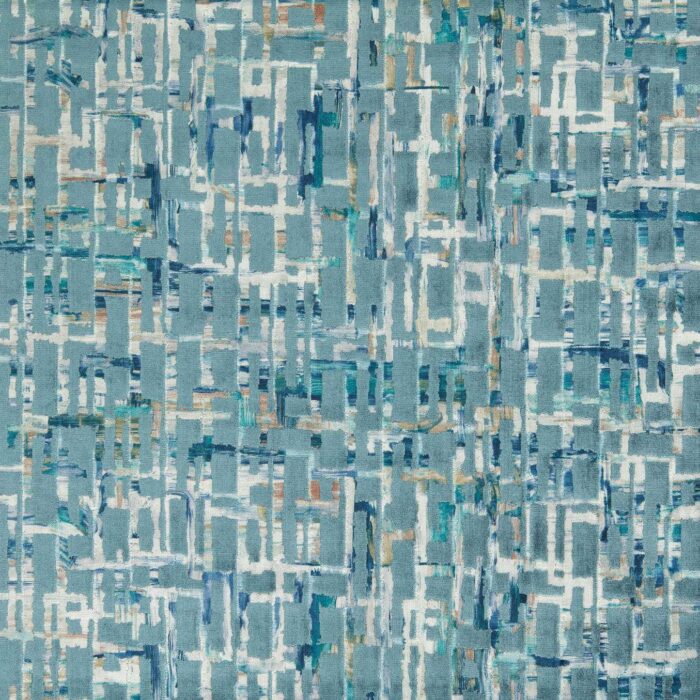 Quadrata Fabric - Teal / Mineral swatch