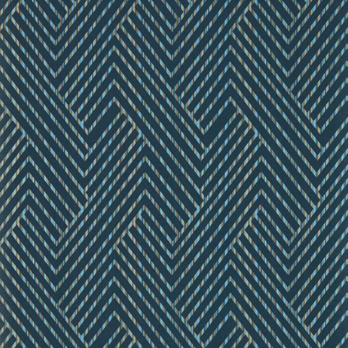 Grassetto Wallpaper - Midnight fabric swatch W0181/04