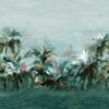 green botanical wallpaper from clarke & clarke