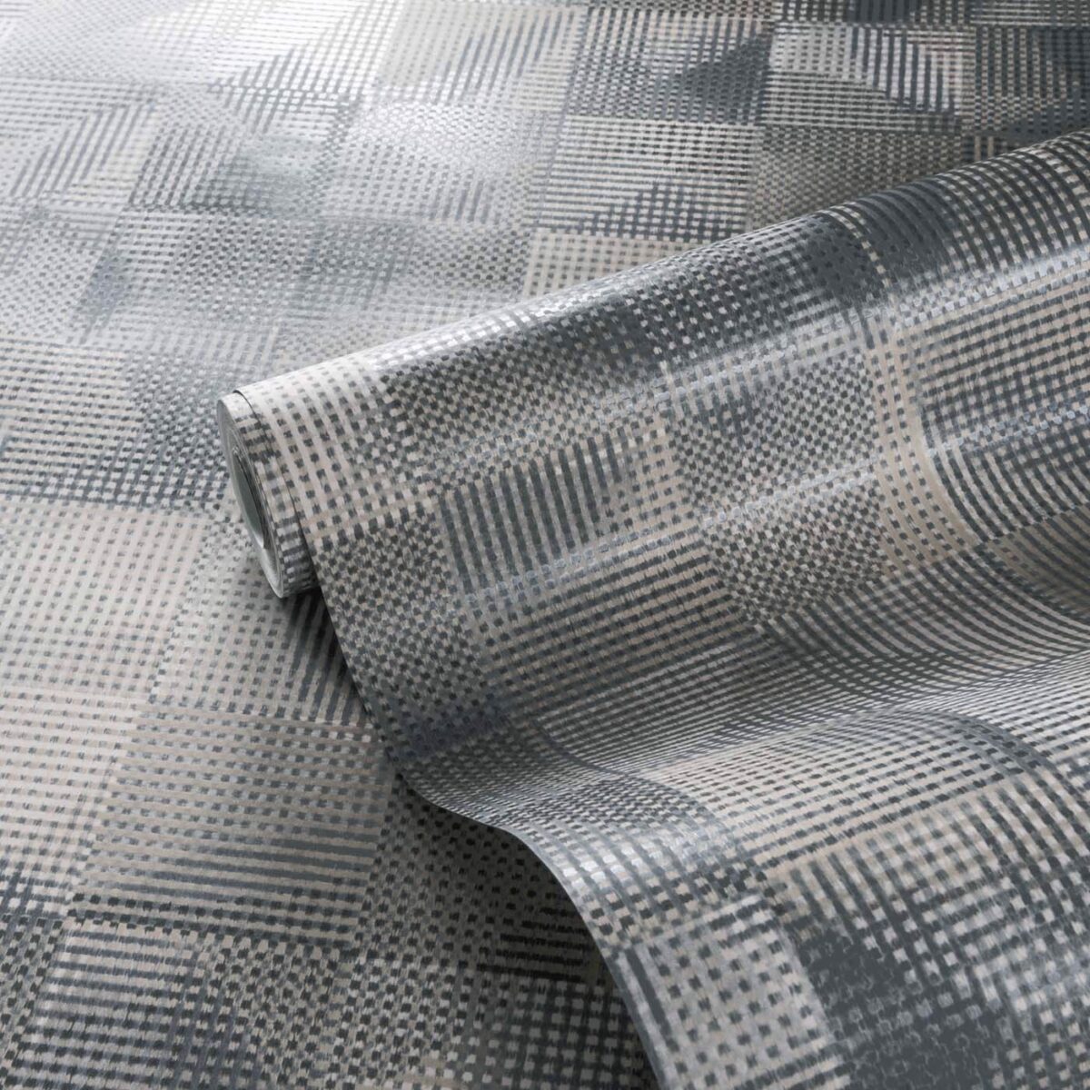 Impatto Wallpaper - Charcoal / Linen by Impatto Wallpaper - Charcoal / Linen from
