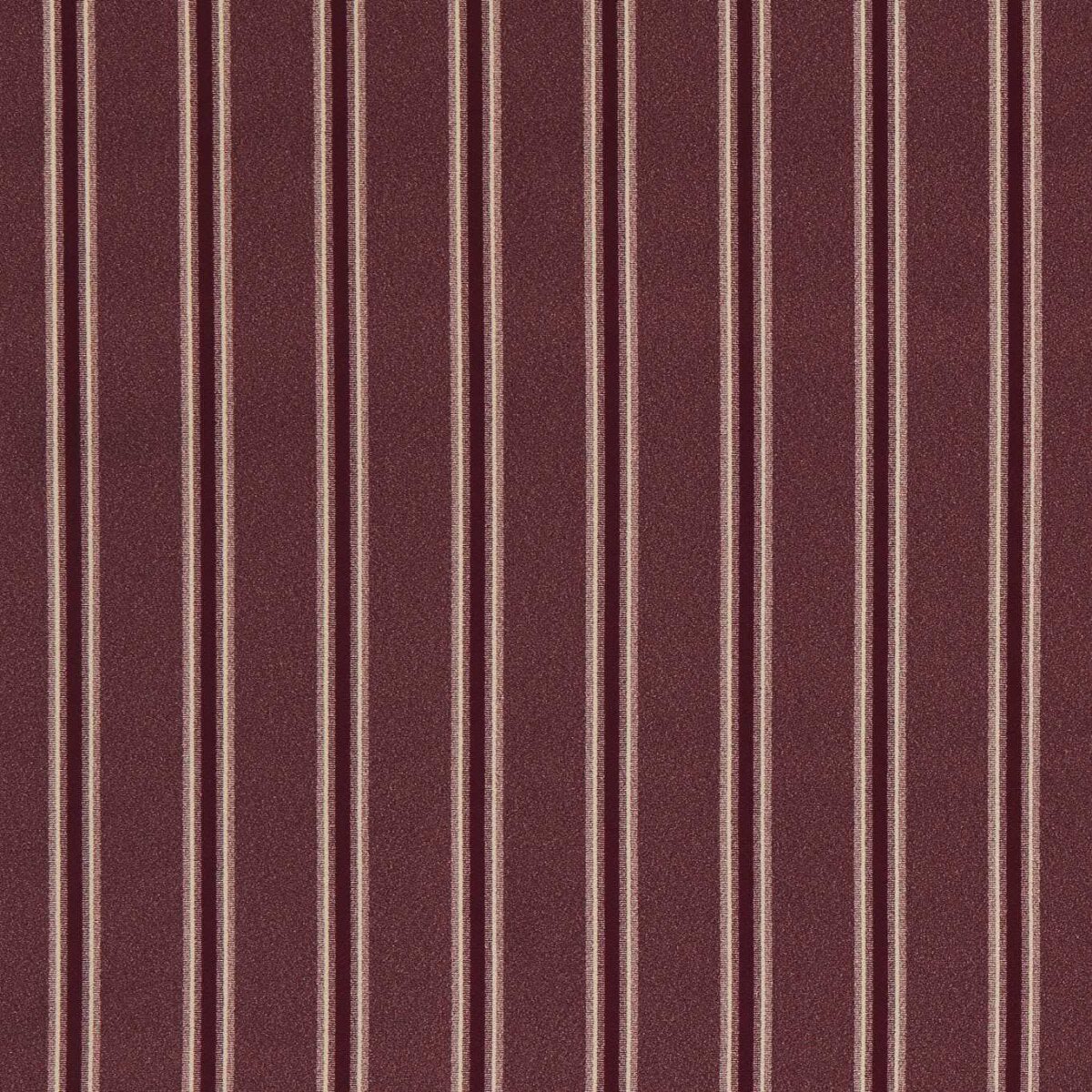 brown striped velvet-chenille fabric from Clarke & Clarke