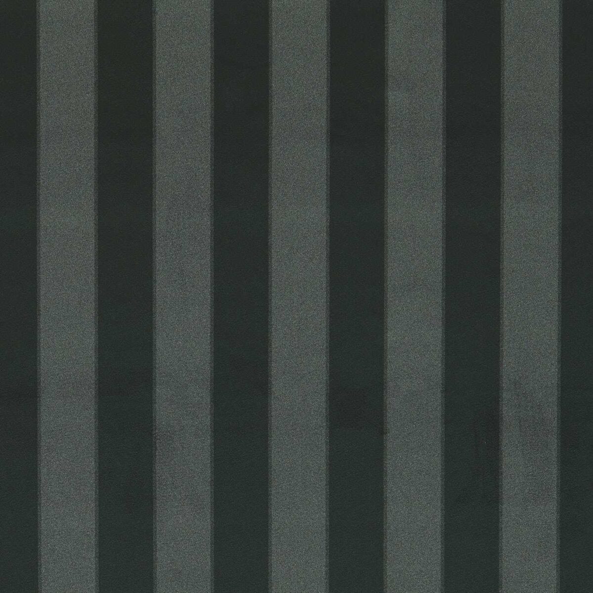Haldon Fabric - Ebony by black-grey striped velvet-chenille fabric from Clarke & Clarke