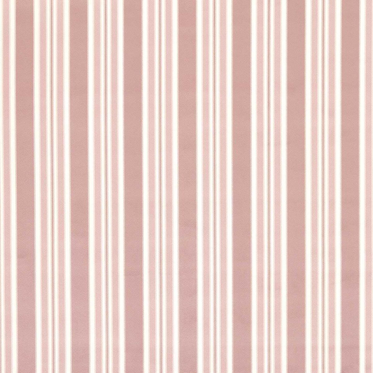 Wilmott Fabric - Blush by pink striped velvet-chenille fabric from Clarke & Clarke