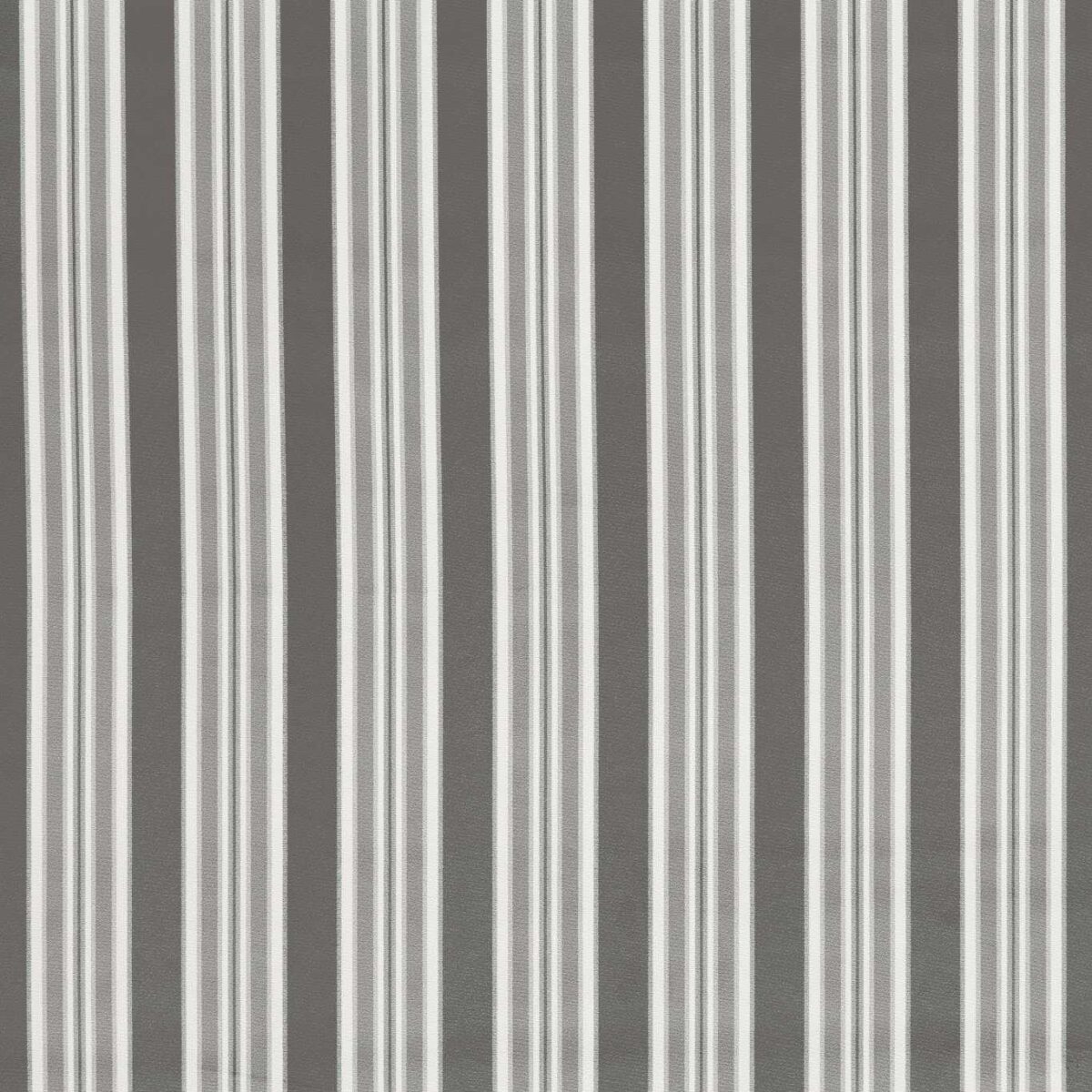 Wilmott Fabric - Graphite by black-grey striped velvet-chenille fabric from Clarke & Clarke