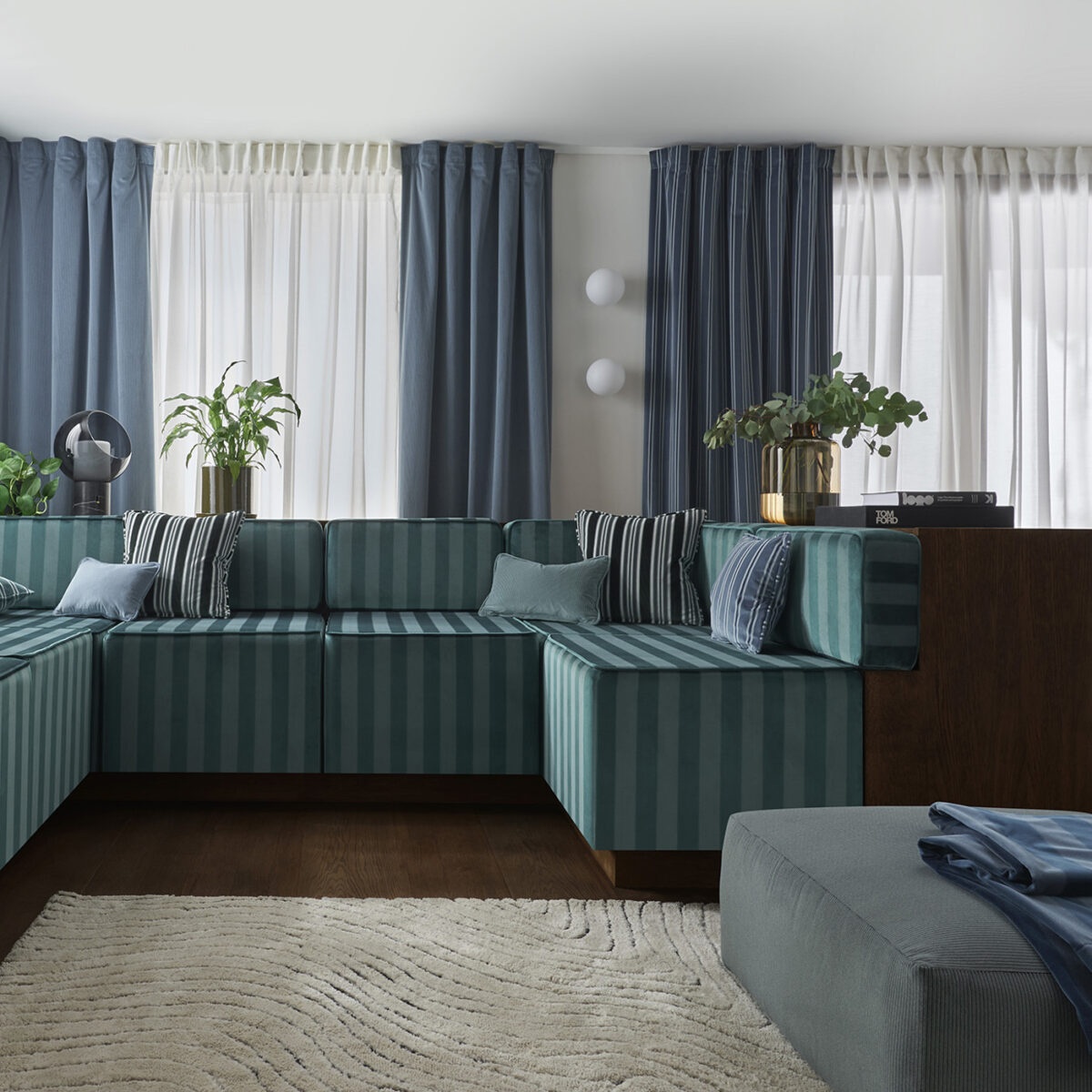 Ashdown Fabric - Teal by Ashdown Fabric - Teal from
