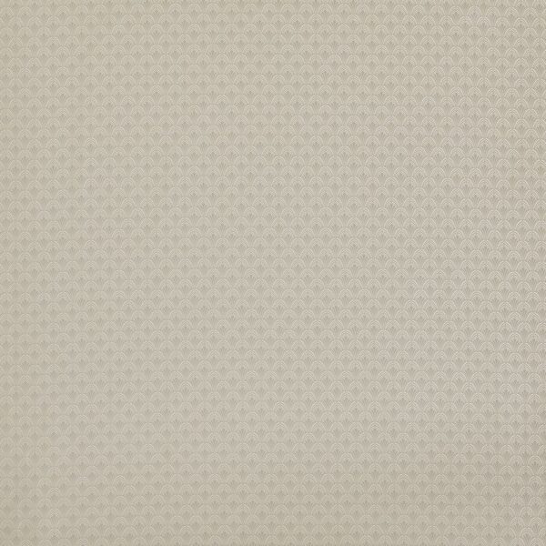 Luxor Fabric - Cream by white geometric woven fabric from iLiv