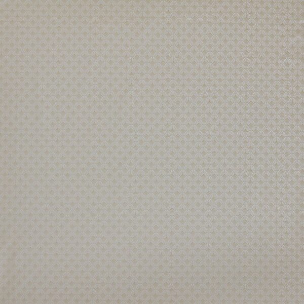 Luxor Fabric - Ivory by black-grey geometric woven fabric from iLiv