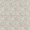 blue botanical linen fabric from Sanderson