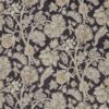 black-grey botanical velvet-chenille fabric from Sanderson
