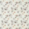 black-grey botanical linen fabric from Sanderson