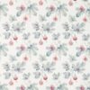 blue botanical linen fabric from Sanderson